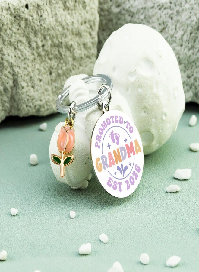 AOBIURV New Grandma Gifts from Grandkids Grandson Granddaughter First Time Grandmother Birthday Gifts Promoted To Grandma Christmas Gift Keychain Mothers Day Present Ideas - Image 4